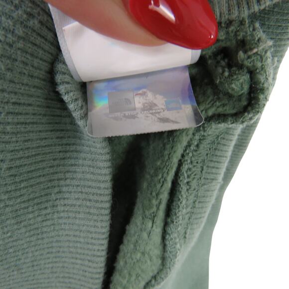 The North Face Half Dome Pullover Hoodie Women's Green Logo Sweatshirt Large - Picture 7 of 8